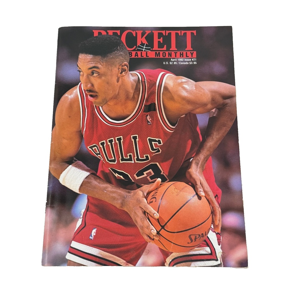 Scottie Pippen Beckett Basketball Monthly 1992 Issue 21 Chicago Bulls
